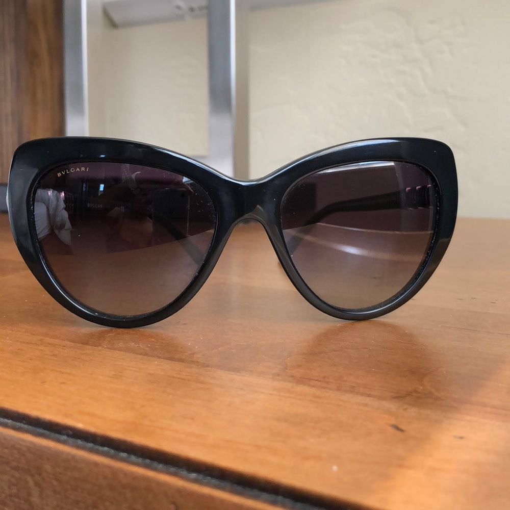Black Bulgari Sunglasses